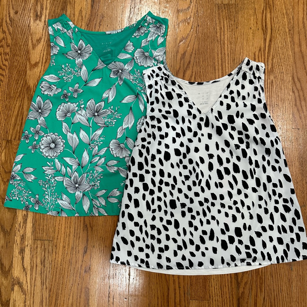 Black and White Polka Dot Top
